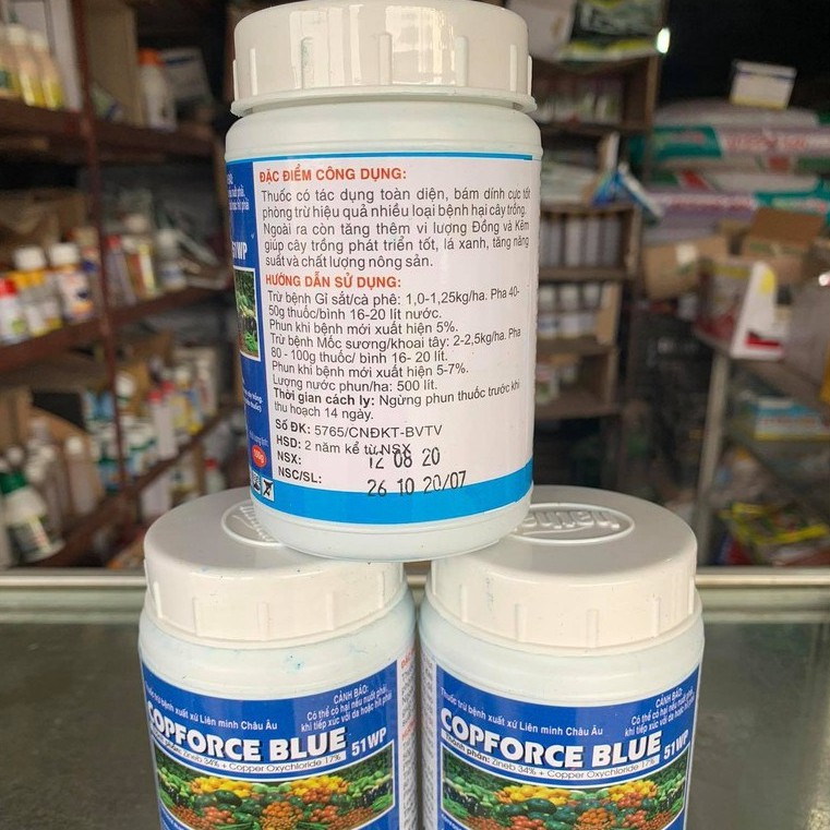 Thuốc trừ bệnh COPFORCE BLUE 51wp gốc cho cây trồng - VTNN Bắc Từ Liêm