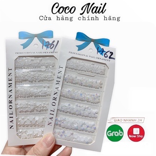 Set trai nửa nhiều size trang trí móng nail, làm nhuỵ hoa bột nail
