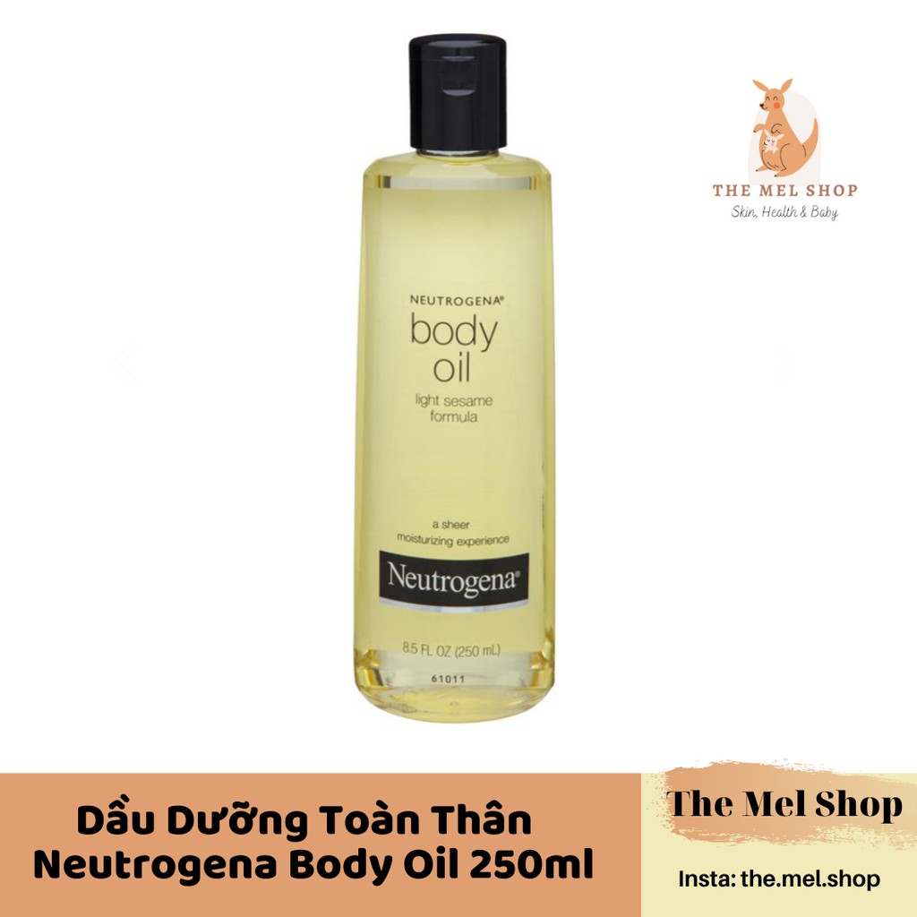 Tinh dầu dưỡng da toàn thân Neutrogena Body Oil Light Sesame Formula (Bill Úc) | BigBuy360 - bigbuy360.vn