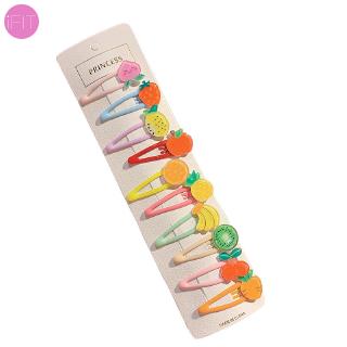 Set 10 kẹp tóc iFIT kiểu dáng dễ thương nhiều màu sắc tùy chọn xinh xắn cho nữ