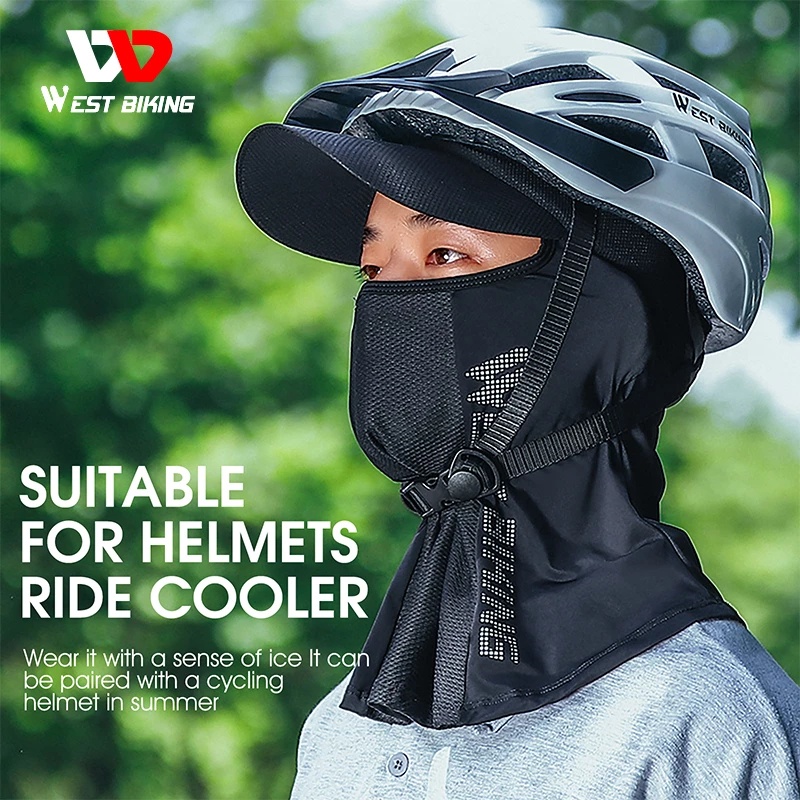 Mũ trùm đầu WEST BIKING chống tia UV bảo vệ toàn diện thoáng khí tiện dụng