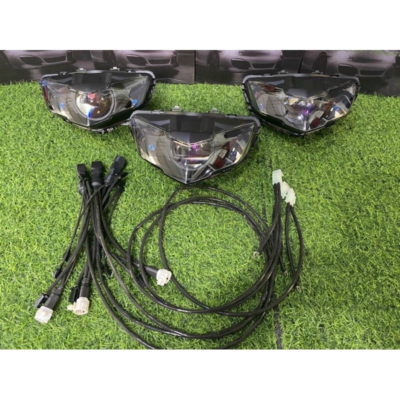 bi cầu led và choá EX 150 2019 bán luôn cả pha và bi