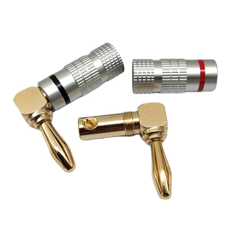 Giắc Cắm Bắp Chuối Mạ Vàng Cho Hệ Thống Khuếch Đại Âm Thanh / Video