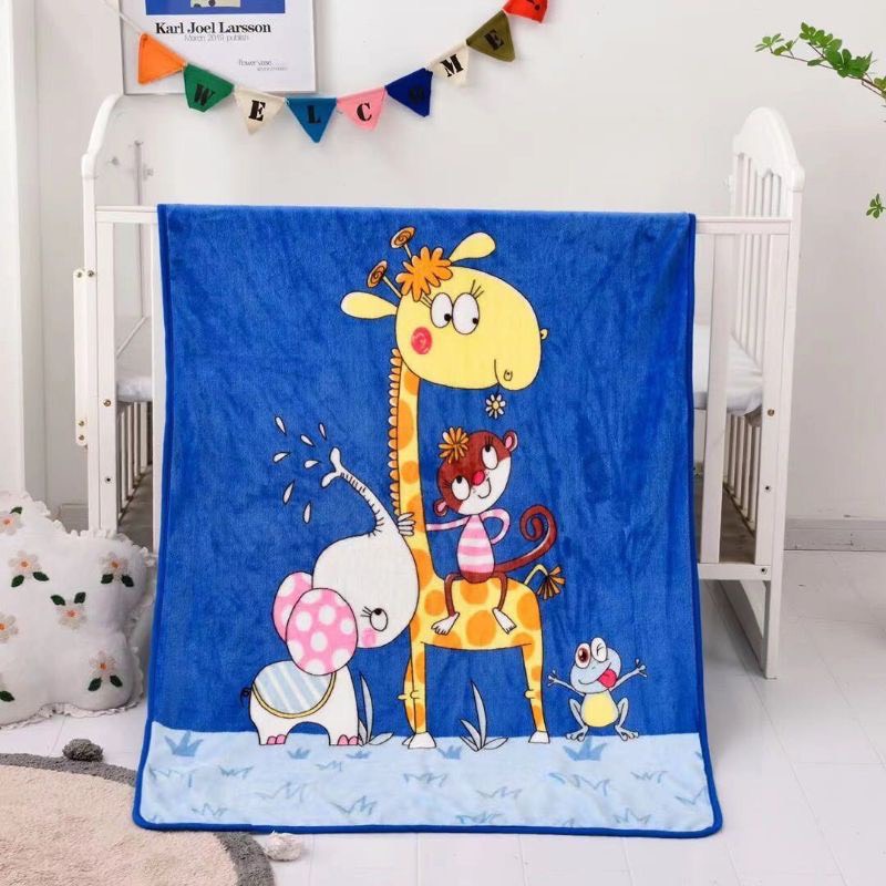 Chăn đắp lông tuyết 1m×1m4 cho bé