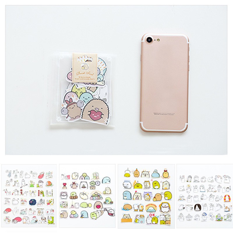 Bộ nhãn dán họa tiết hoạt hình đáng yêu chống thấm nước