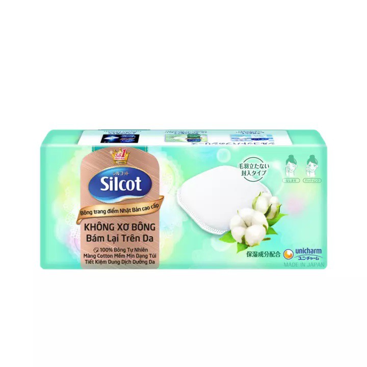 [MKB Gift] Bông trang điểm Silcot Nhật Bản 10 miếng/gói | BigBuy360 - bigbuy360.vn