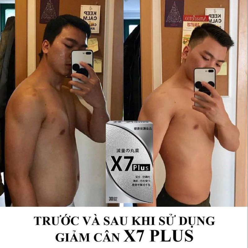 GIẢM CÂN X7 PLUS  NGÂN 98 CHÍNH HÃNG GIẢM NGAY 5-15KG SAU 1LIÊU TRÌNH (Có LoGo N98 Trên Viên Giảm Cân)