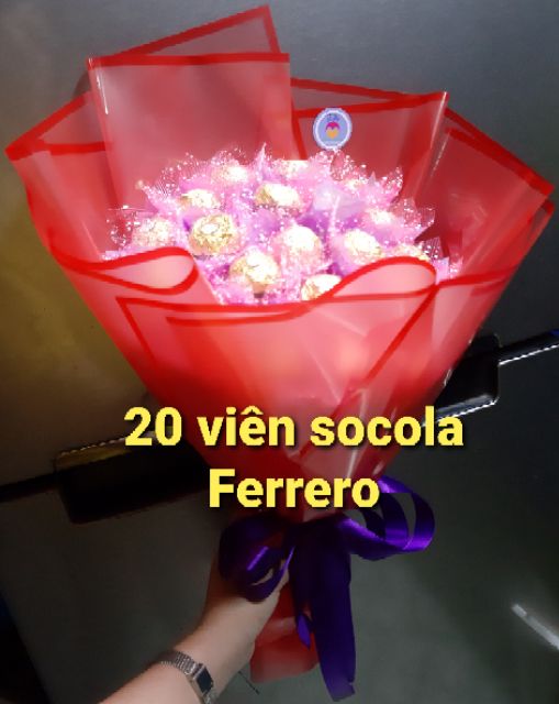 Bó hoa socola Ferrero