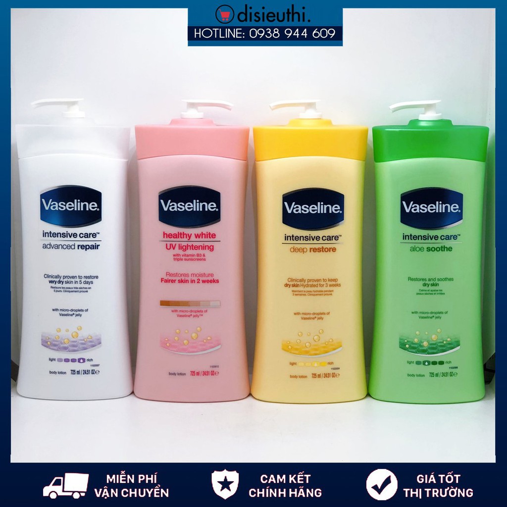 dưỡng thể vaseline vaseline dưỡng thể vaseline dưỡng thể làm sáng và mềm mịn da vaseline healthy white 725ml