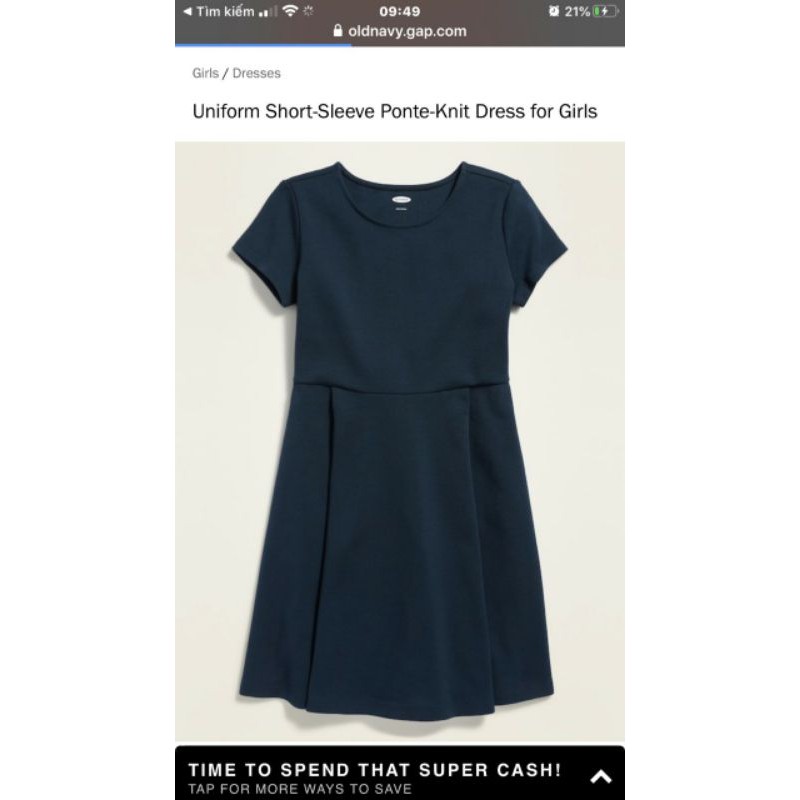 Váy OLDNAVY bé gái