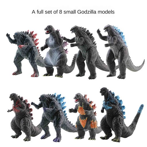 Set 8 mô hình khủng long Godzilla trong Godzilla Planet Of Monsters