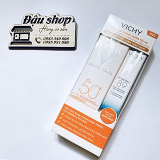 [Nhập khẩu] Bộ kem chống nắng (có màu) ngăn sạm da & giảm thâm nám VICHY Capital Soleil Anti-Dark spots 3 in 1