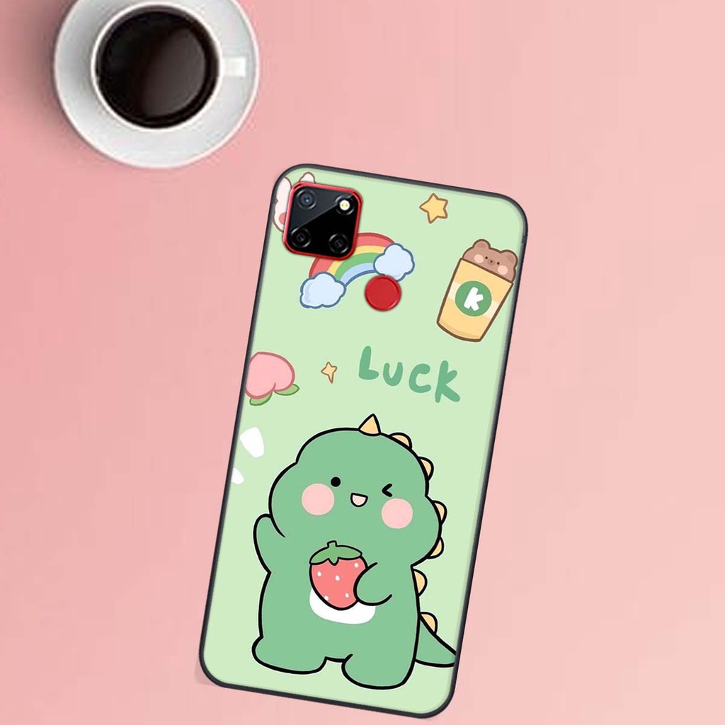 Ốp lưng Oppo REALME C12 in hình khủng long , gấu nâu xinh xắn, siêu cute  mà còn vô cùng RẺ -ĐẸP