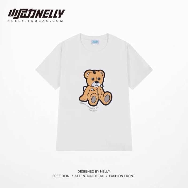 Áo phông nelly heybig sale (có sẵn) gấu vàng super rich kid