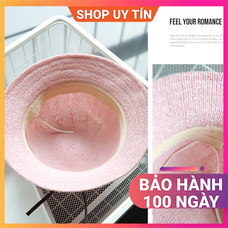 Mũ Đi Biển - Nón Cói Rộng Vành Vintage Cao Cấp Nữ Đẹp