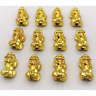 Gói 2 con tỳ hươu mạ 15x30mm