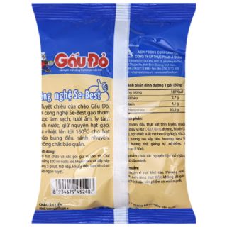 Cháo thịt bằm Gấu Đỏ gói 50g