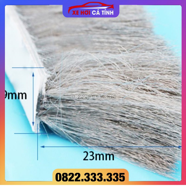 Ron sợi dán khe khung cửa, tấm chắn chống bụi, gió, hơi điều hòa (9*23mm)-Đơn vị bán 2M