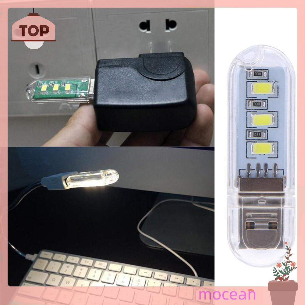 Bộ 2 Đèn Led Usb Mini Hình Chữ U Mocean