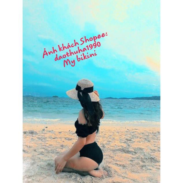 𝐂ự𝐜 𝐑ẻ XẢ 🚀 | Ảnh Thật | (Có sẵn) Đồ bơi/ Bikini trễ vai tay bèo 2 mảnh màu đỏ và đen . 2020 Sale 1 Xinh Chuẩn . ! ' ' ˇ | BigBuy360 - bigbuy360.vn