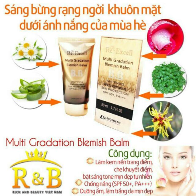Kem nền Multi Gradation Blemish Balm (B.B Cream 3 in 1)