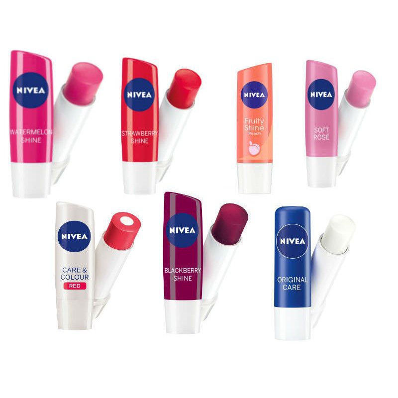 Son Dưỡng Môi Nivea Caring Lip Balm 4.8g