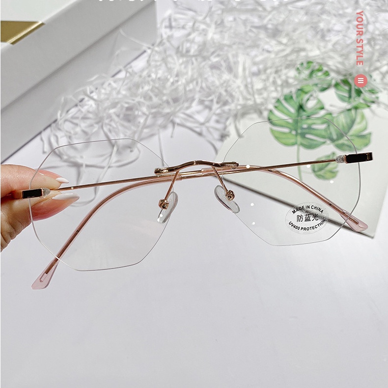 【0-500°】【Hàng Có Sẵn】 Gọng Kính Chống Bức Xạ Ánh Sáng Xanh Dành Cho Nam Và Nữ