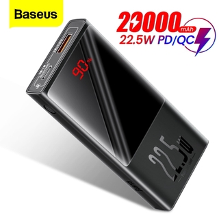 Bộ sạc dự phòng BASEUS USB type C PD QC 3.0 10000mah có đèn led tiện lợi cho iPhone
