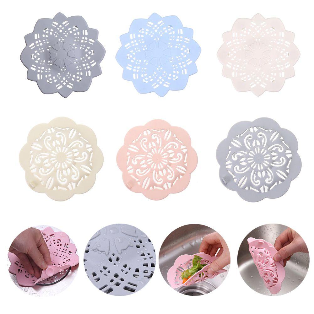 KUNHEV Nắp Đậy Cống Thoát Nước Bồn Rửa Chén Hình Hoa Mẫu Đơn Ốp