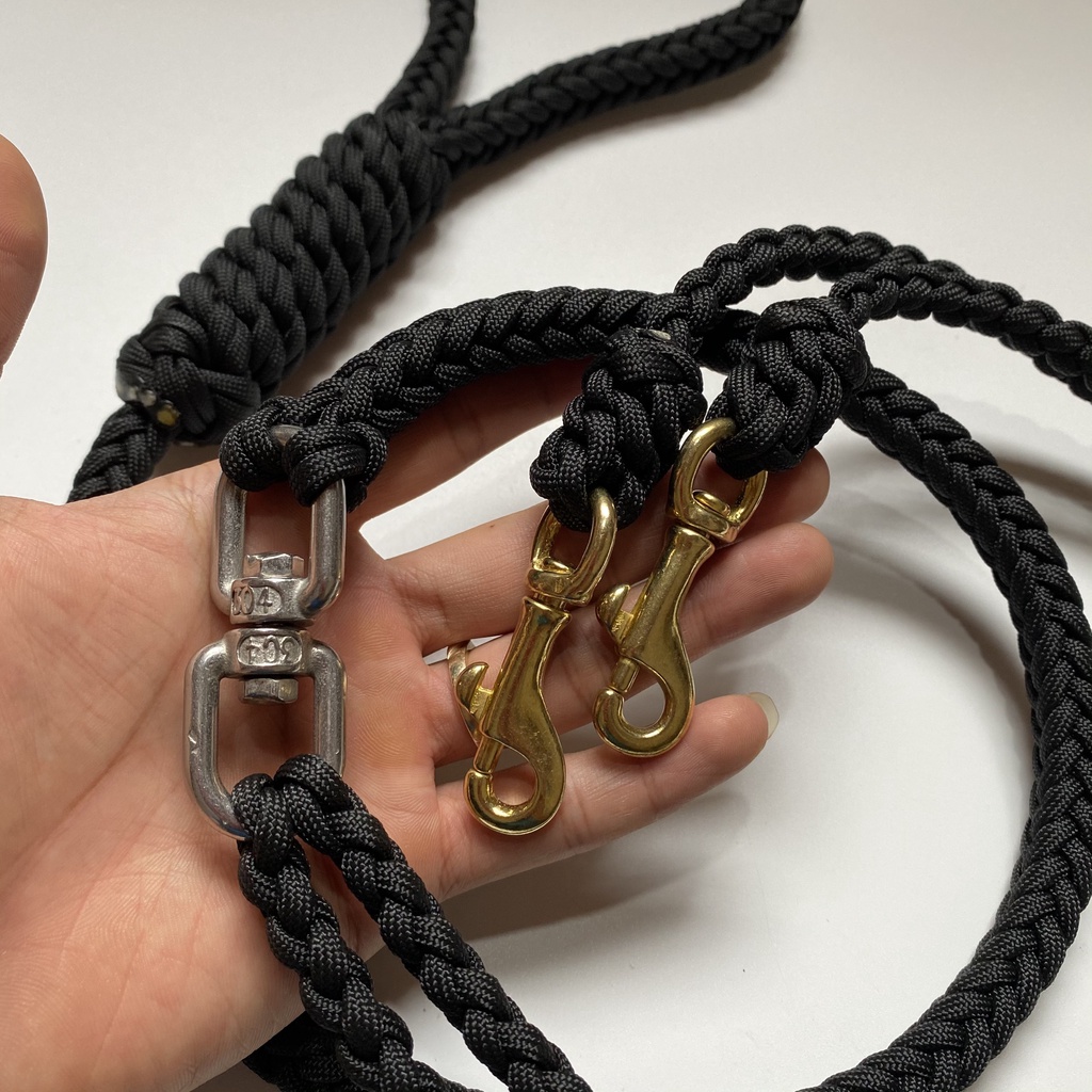 Dây dắt chó đôi siêu bền handmade
