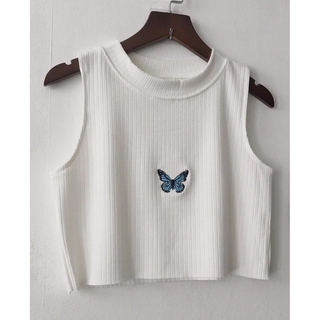 Áo Croptop BƯỚM Ulzzang (ẢNH THẬT)
