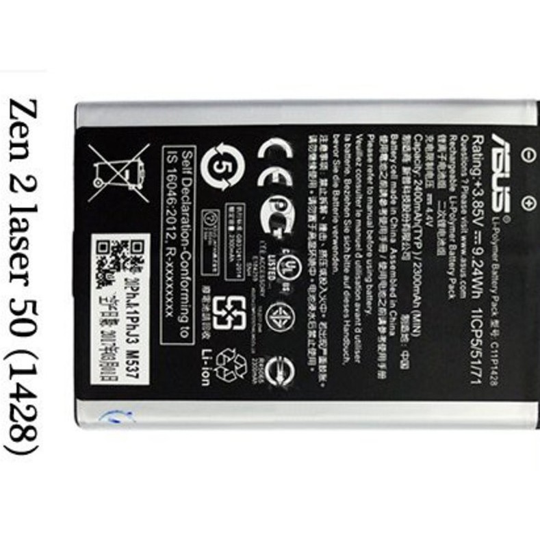 pin dành cho điện thoại Asus Zen 2 Laser 5.0 C11P1428 ZE500KG Z00RD ZE500KL Z00ED