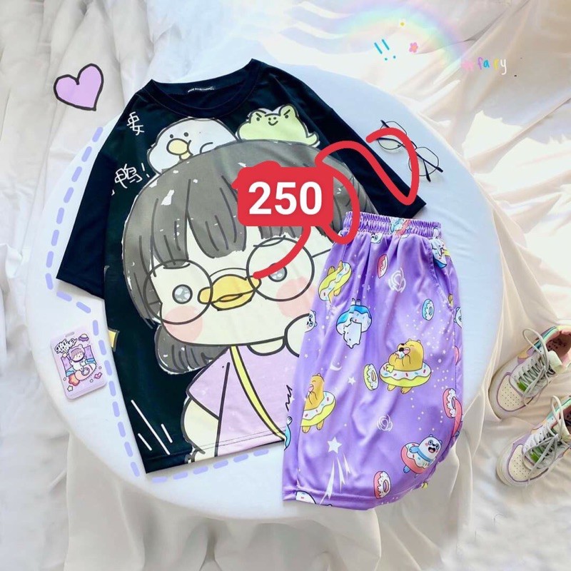Quần đùi hình cotton