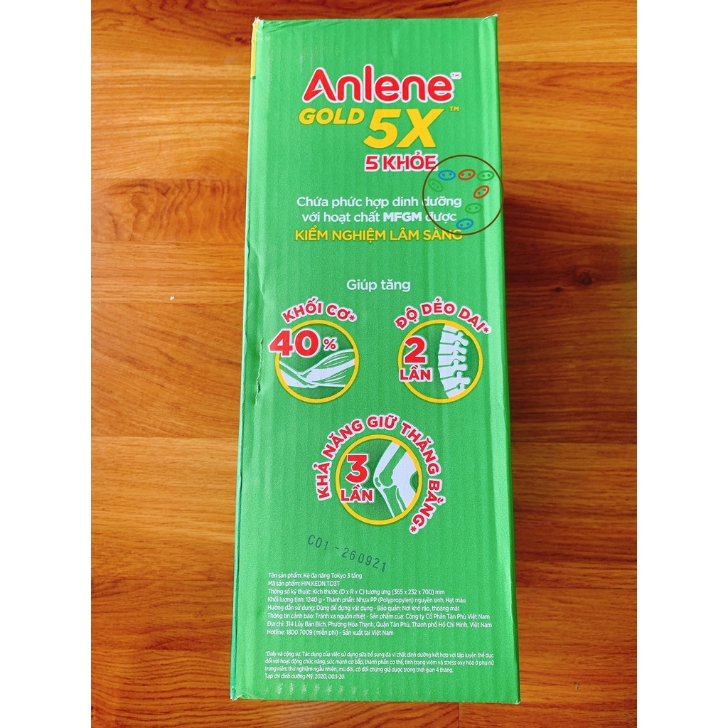 Kệ 3 tầng Anlene