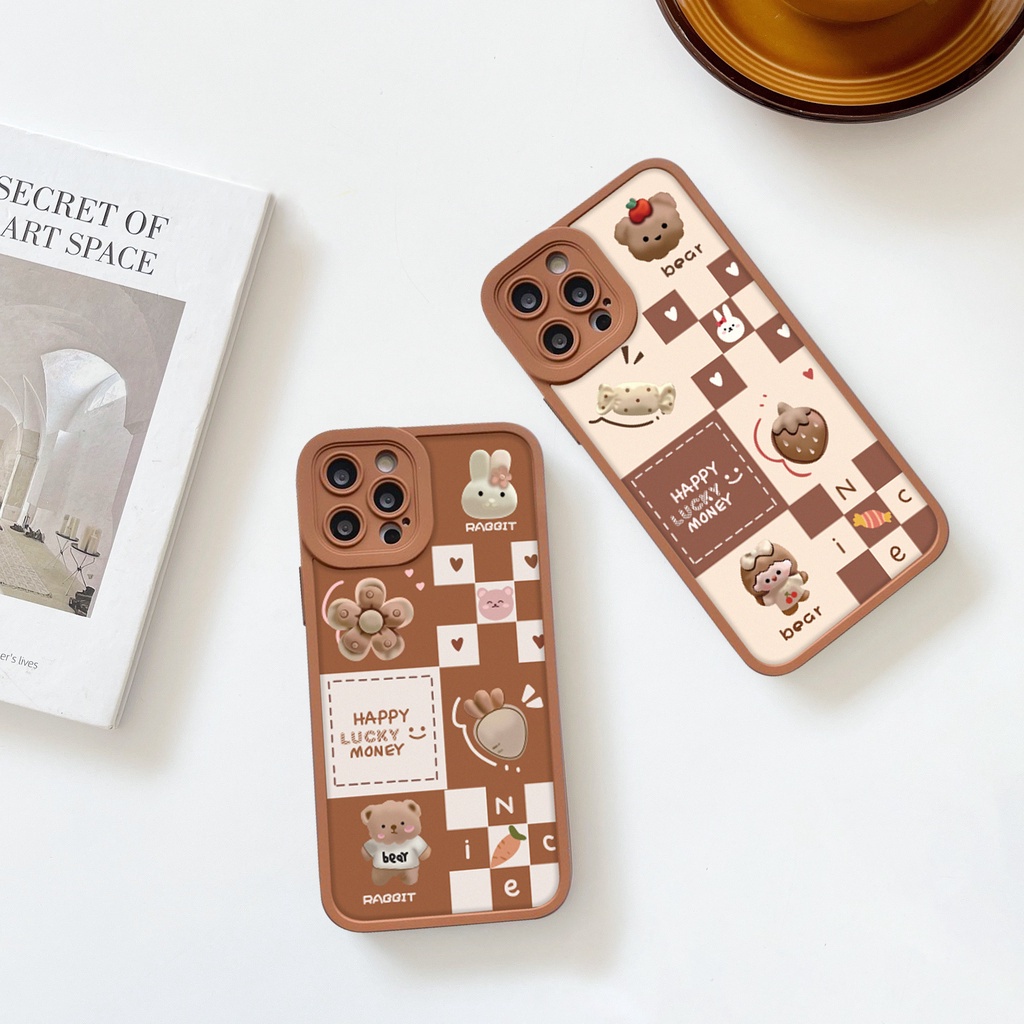Ốp Lưng iPhone Cạnh Vuông BVC Girl Happy 6/6plus/6s/6splus/7/7plus/8/8plus/x/xr/xs/11/12/13/pro/max/plus/promax