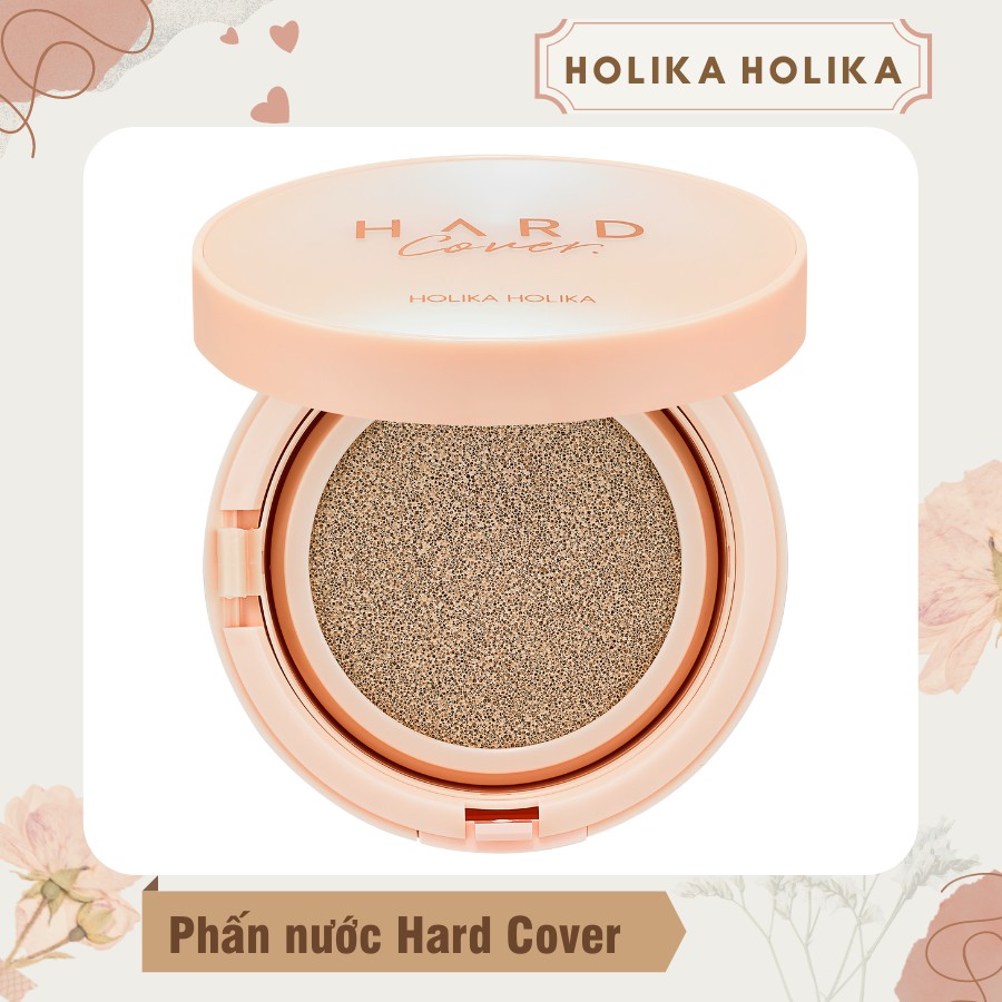 [SALE SỐC 2 NGÀY-DATE T1/22]Phấn nước Holika Holika Hard Cover Perfect Cushion EX 14g x 2 lõi