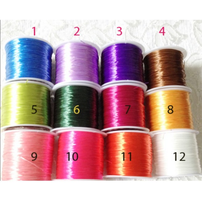 Cước lụa màu : 40k / cuộn
