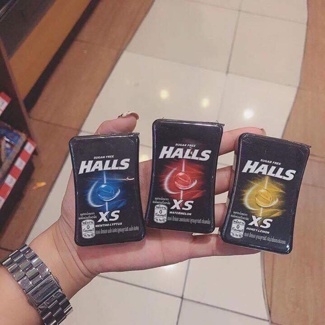 Kẹo ngậm cai nghiện thuốc lá Sugar Free Halls