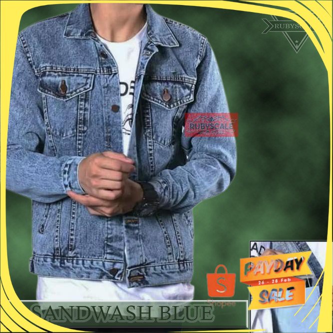 Áo Khoác denim Casul Road PROPER TOP / Quần Jean Dài Chính Hãng Màu Đen / Xanh Dương Đậm6287 Cho Nam