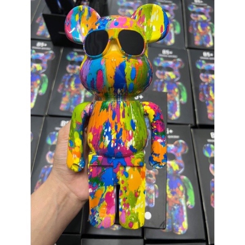 Loa Nghe Nhạc Bluetooth Cầm Tay TWS-LS02B Hình Gấu Bearbrick Loa Blutooth Di Động Không Dây Dễ Thương