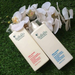 CẶP DẦU GỘI XẢ HOÀN HÌNH SASABA SIÊU MƯỢT TÓC CAO CẤP CHÍNH HÃNG VUÔNG 800ML