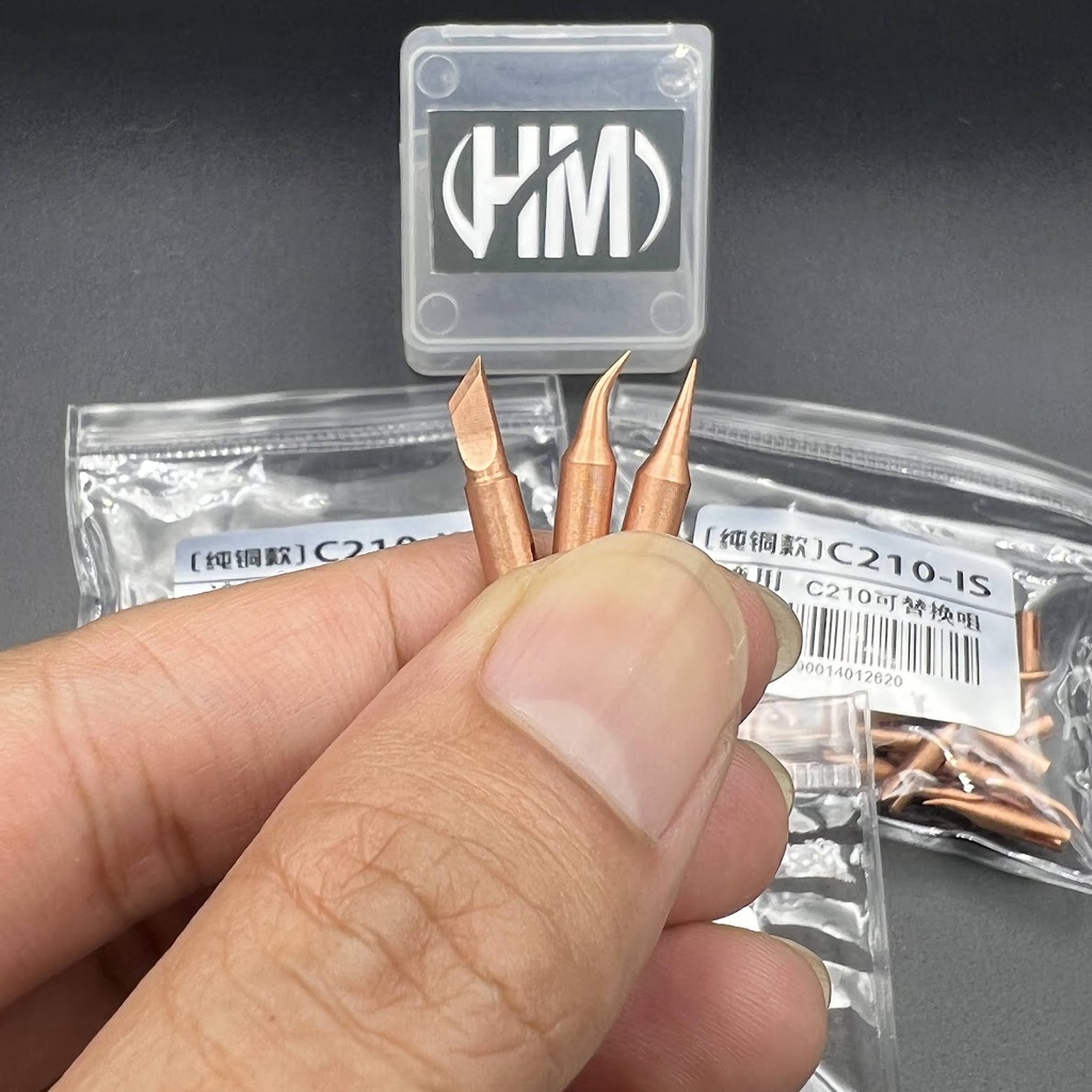 Mũi hàn độ chụp mũi hàn C210 (3 kiểu đầu)