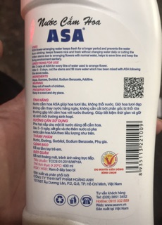 Nước Cắm Hoa ASA 400ml