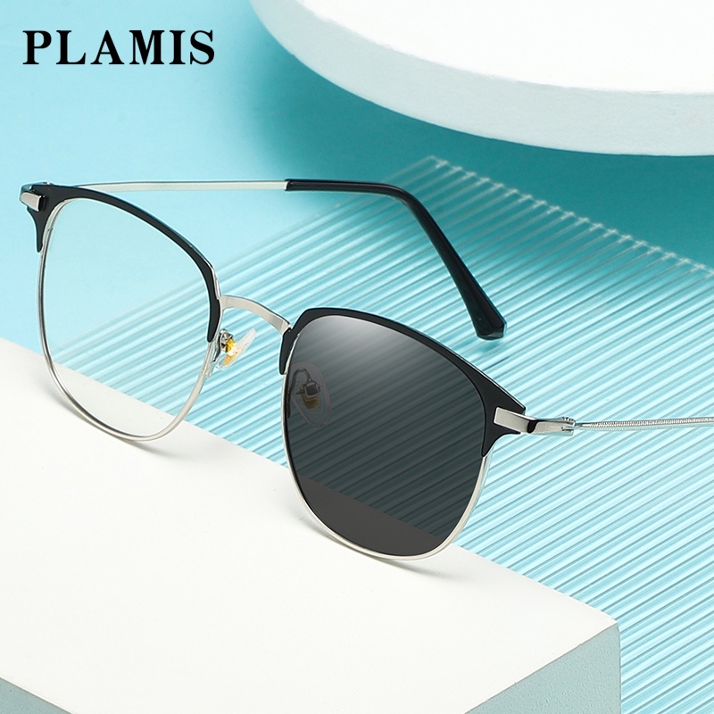 Mắt Kính Chống Bức Xạ Bằng Kim Loại Chống Ánh Sáng Xanh Dành Cho Nam Nữ