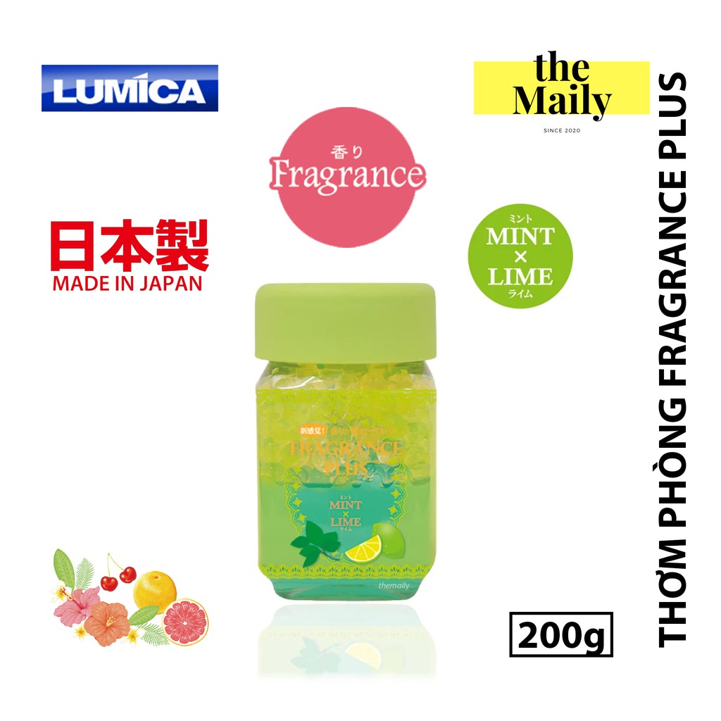 Sáp Thơm Phòng Khửi Mùi Cao Cấp Fragrance Plus 200g – Nội Địa Nhật Bản