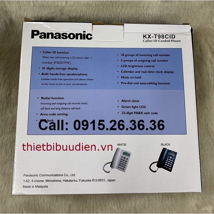 Điện thoại bàn Panasonic KX-T98CID, Chức năng SP-Phone hai chiều
