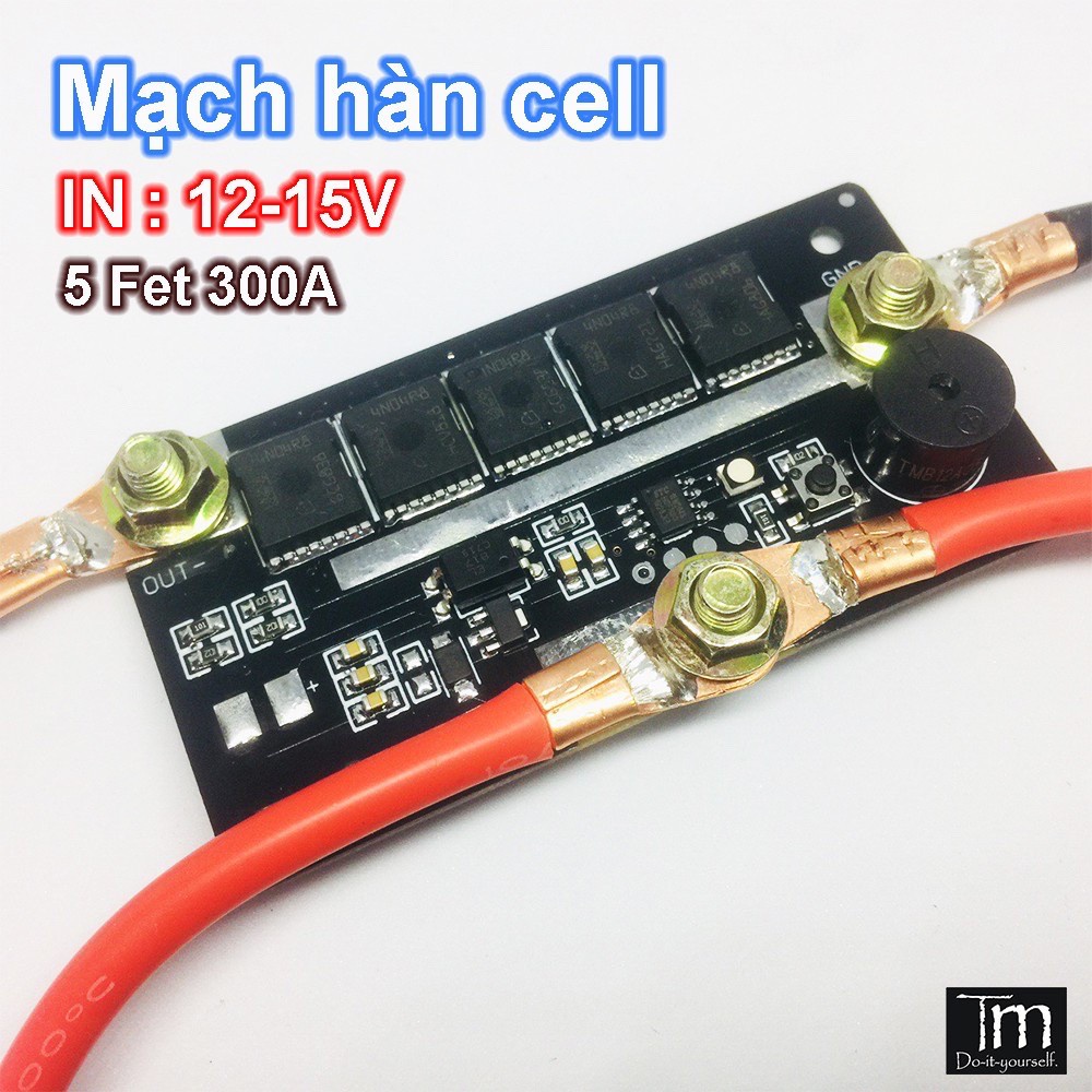 Mạch Hàn Cell Pin 5 Fet 12V Acquy - Siêu Tụ