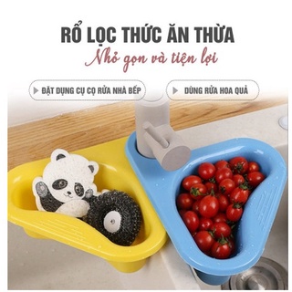 Rổ nhựa gắn bồn rửa bát, Khay lọc rác gắn bồn rửa chén hình thiên nga tiện dụng 88302 baonhishop