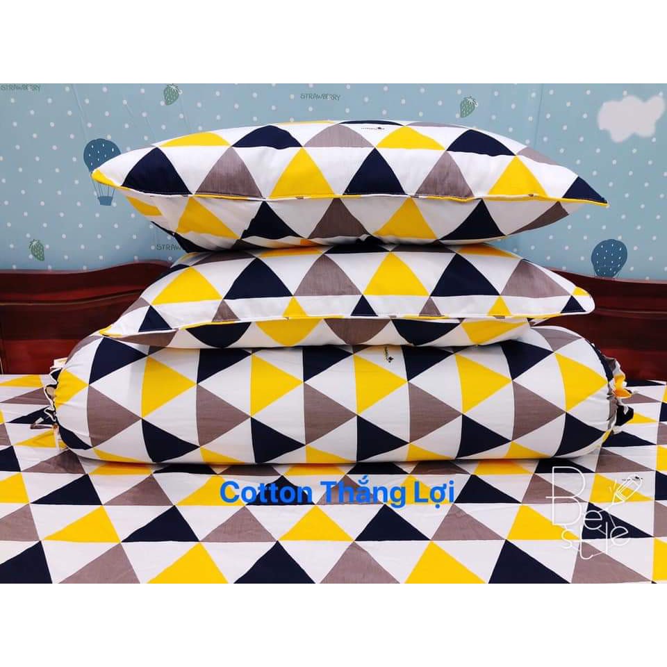 Áo Gối cotton 100% THẮNG LỢI, logo chuẩn, size 5*7 chính hãng-ĐƯỢC CHỌN MẪU+ áo gối THUN HÀN QUỐC