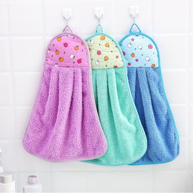 Khăn lau tay dùng cho nhà bếp, lau bát, chén đĩa. Sợi Cotton thấm hút 2 mặt